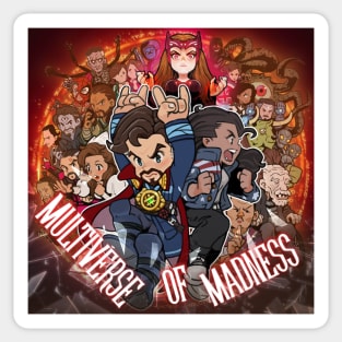 multiverse of madness Sticker